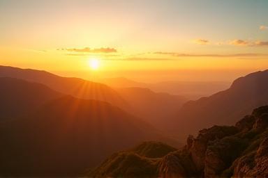Paisaje fotográfico durante hora dorada